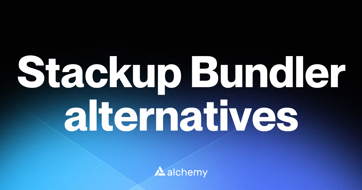 Find 6 Stackup Bundler alternatives (2026) | Alchemy