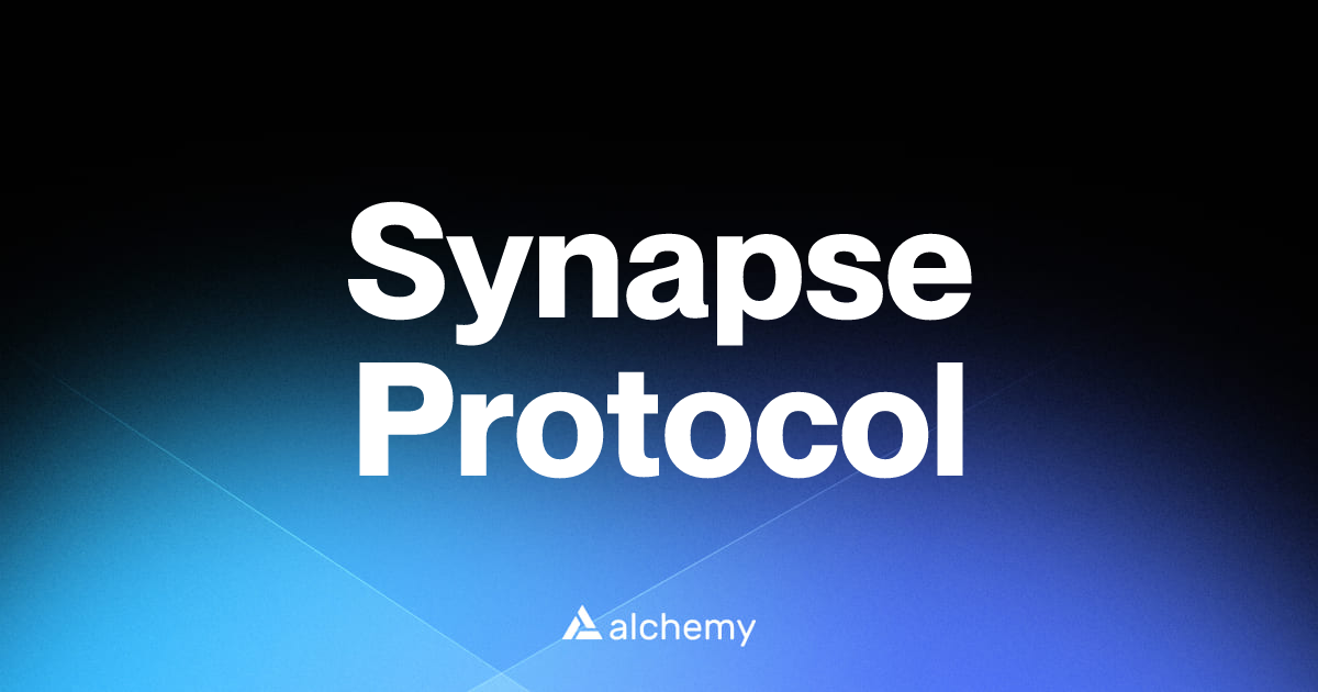 Synapse Protocol - DeFi tools - Alchemy | Alchemy