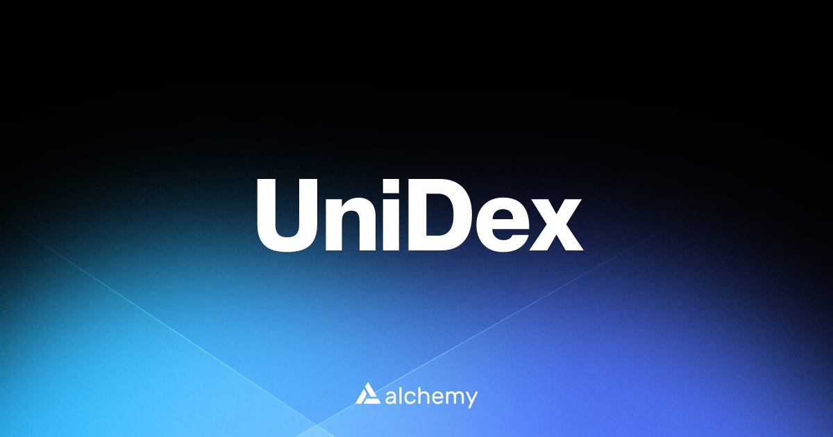 UniDex - DeFi apps - Alchemy | Alchemy