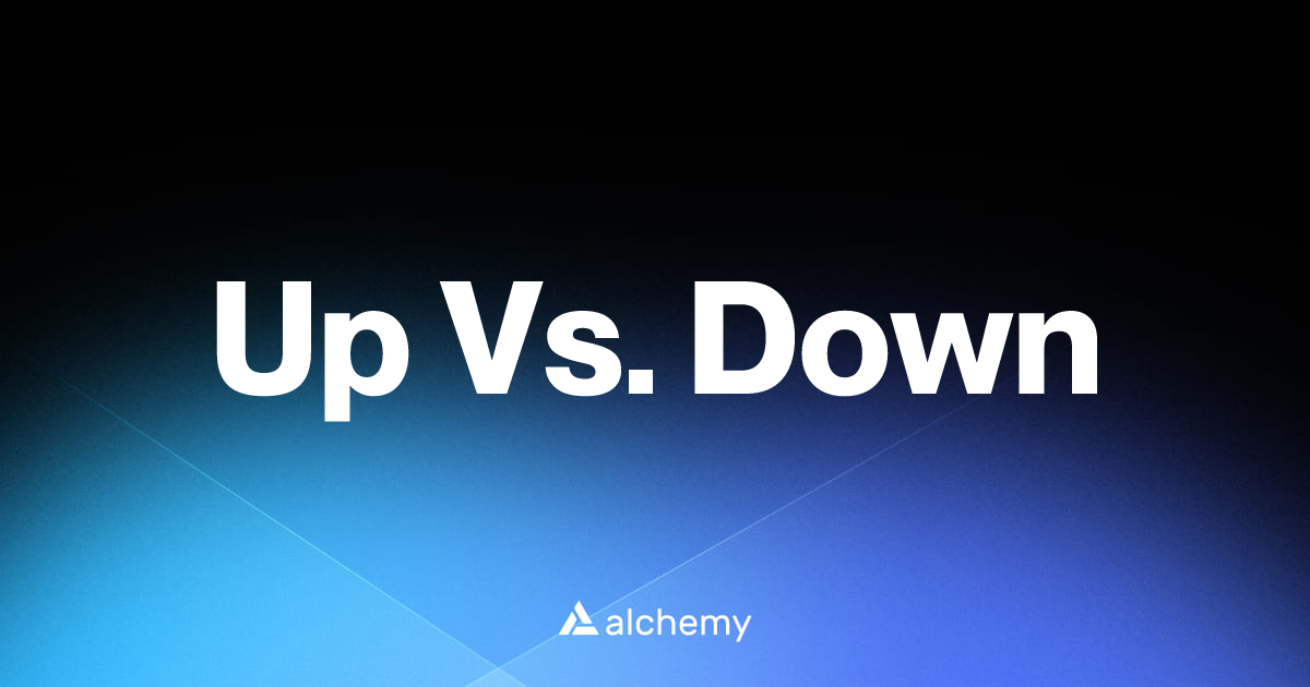 Up Vs. Down - Decentralized games - Alchemy | Alchemy