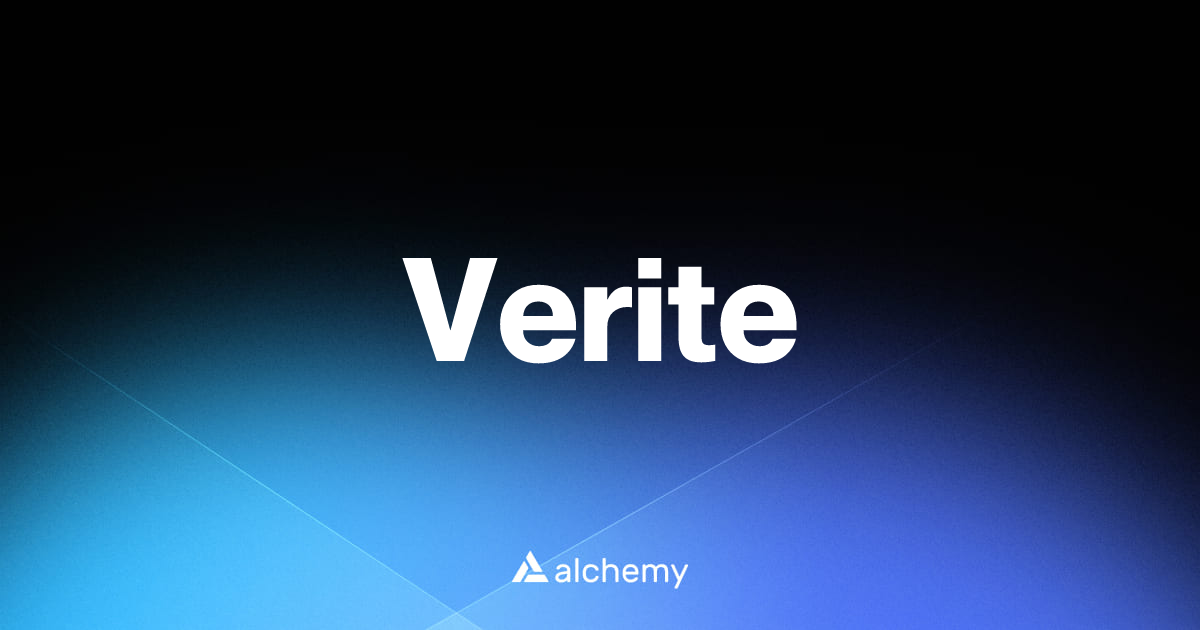 Verite - Identity tools - Alchemy | Alchemy