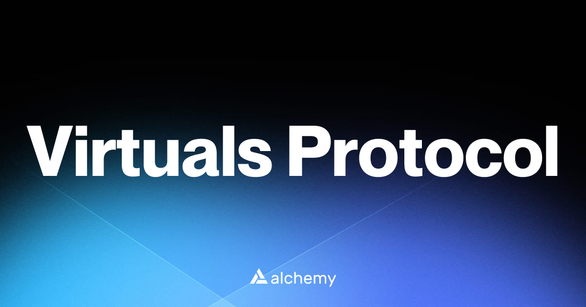Virtuals Protocol - Web3 developer tools - Alchemy | Alchemy