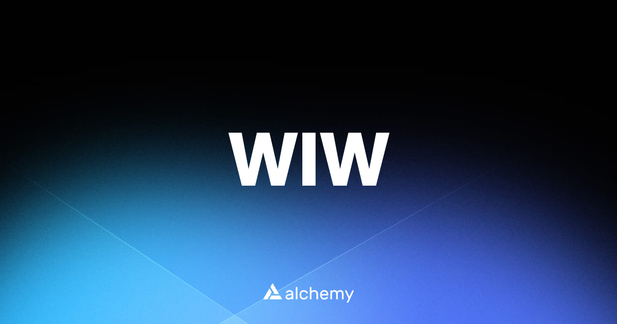 WIW - Identity tools - Alchemy | Alchemy