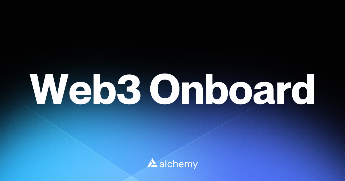 Web3 Onboard - Web3 wallet tools - Alchemy | Alchemy