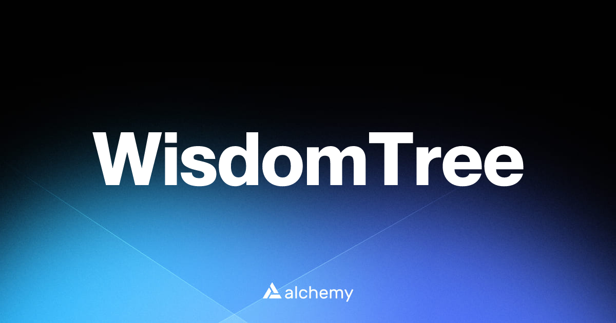 WisdomTree - Real world asset dapps - Alchemy | Alchemy