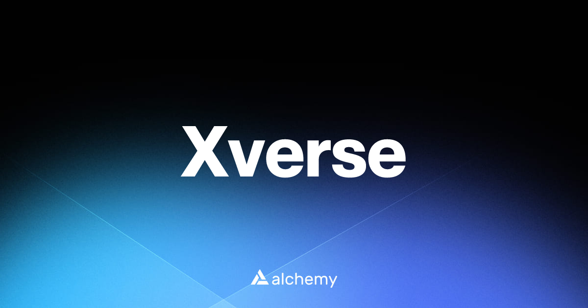 Xverse - Web3 wallets - Alchemy | Alchemy