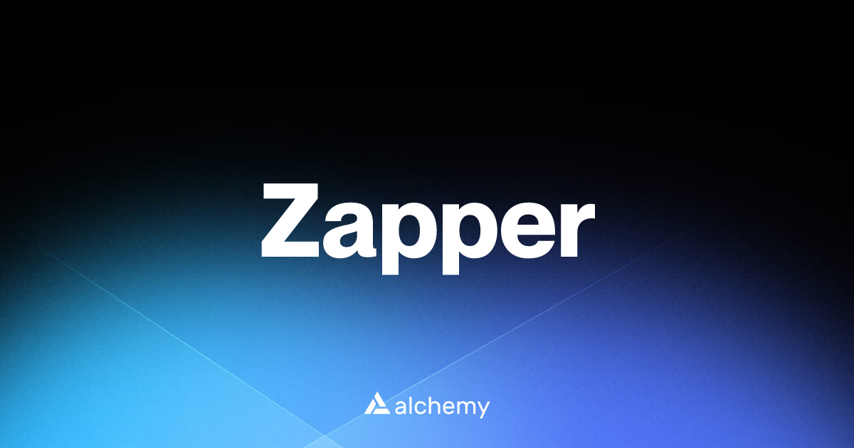 Zapper - Web3 developer tools - Alchemy | Alchemy