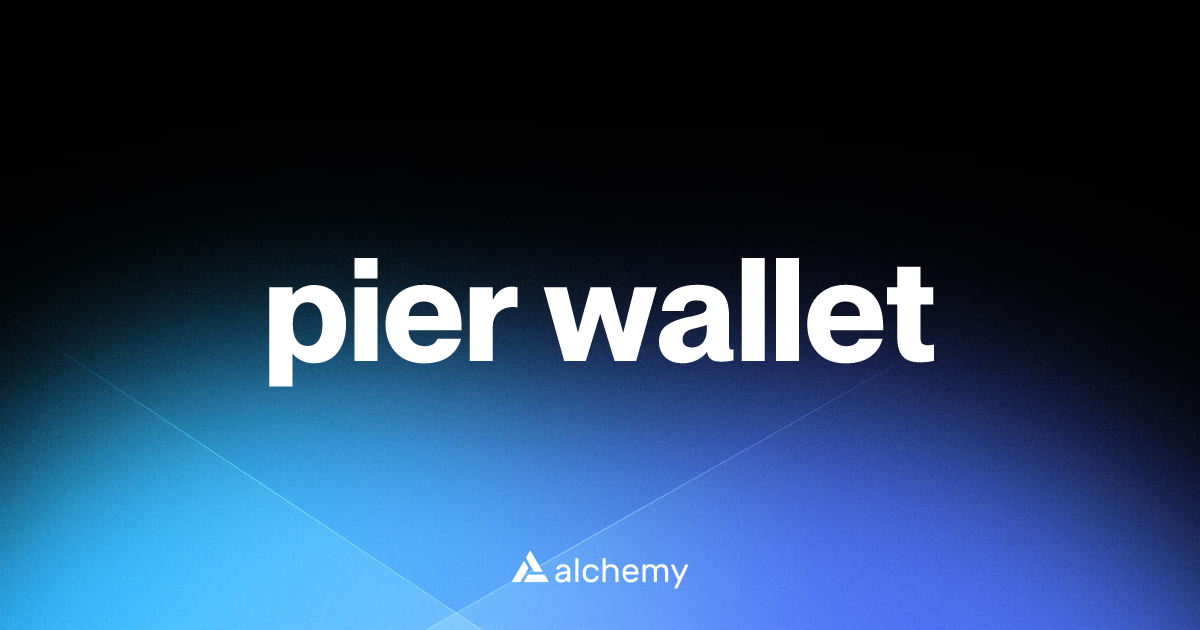 pier wallet - Web3 wallets - Alchemy | Alchemy