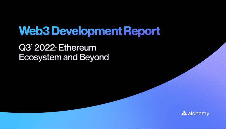 Web3 developer report (Q3 2022)