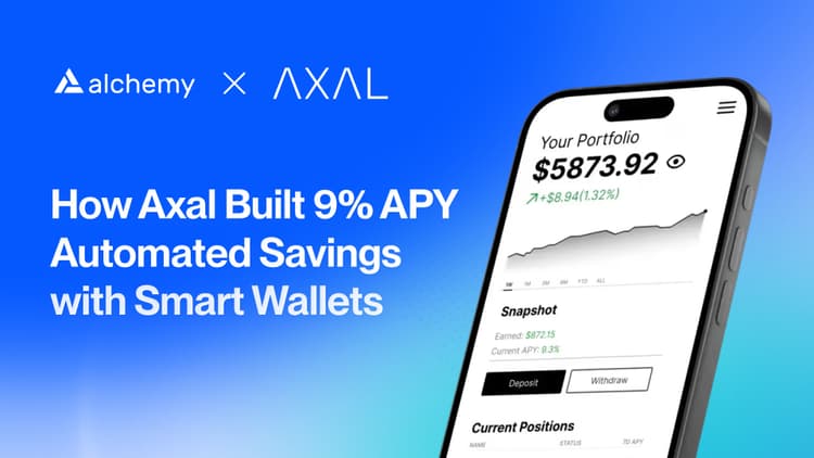 How Axal built 9% APY automated savings with smart wallets