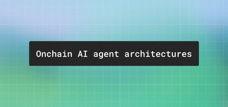 Onchain AI agent architectures: five build patterns