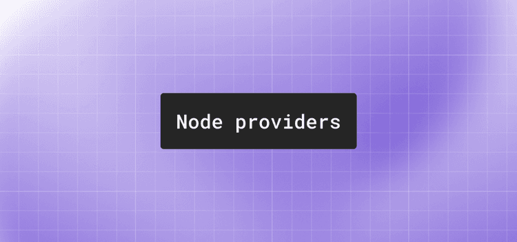 The 12 best blockchain node providers in 2026: a decision guide