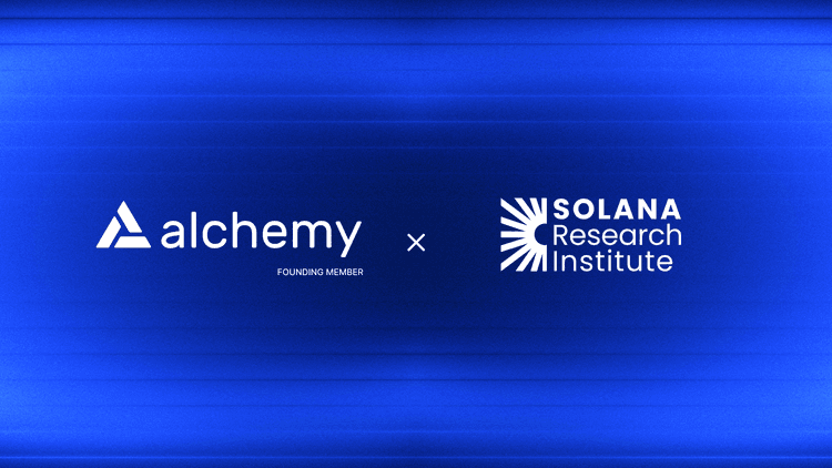 Alchemy joins the Solana Research Institute as a founding member