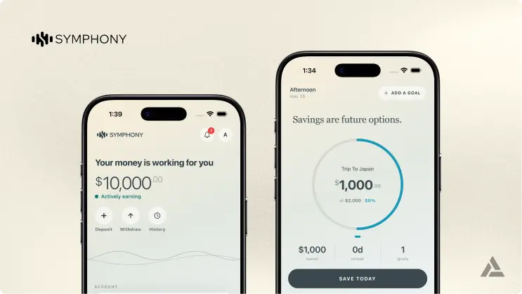 How Symphony processes $500M in transaction volume with a savings app